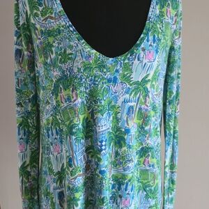Lilly Pulitzer Multicolor Pajama Top